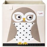 Gul Opbevaringskurve Børneværelse 3 Sprouts Storage Box Owl