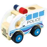 Politi - Trælegetøj Legetøjsbil Bino Police Car 84082