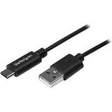 Begge stik - Sort - USB-kabel Kabler StarTech USB A-USB C 2.0 2m