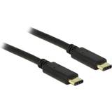 Guld - Rund - USB-kabel Kabler DeLock USB C-USB C 2.0 2m