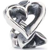 Trollbeads Charms & Vedhæng Trollbeads Hearts Galore Bead Charm - Silver