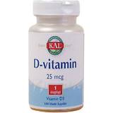 Kal Vitaminer & Kosttilskud Kal D-vitamin 25mcg 100 stk