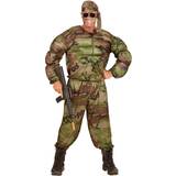 Soldater Udklædningstøj Widmann Soldat med Muskler Kostume