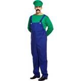 Herrer Udklædningstøj Nintendo Luigi Budget Kostume