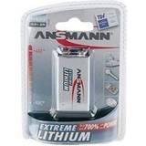 9V (6LR61) - Batterier - Kamerabatterier Batterier & Opladere Ansmann Extreme Lithium 9V Compatible