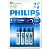Philips AAA (LR03) Batterier & Opladere Philips LR03E4B/10 4-pack