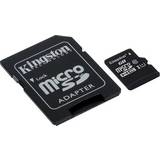 Kingston 128 GB - USB Type-C - microSDXC Hukommelseskort Kingston Canvas Select MicroSDXC Class 10 UHS-I U1 80/10MB/s 128GB +Adapter