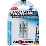 Ansmann AAA (LR03) Batterier & Opladere Ansmann NiMH Micro AAA 800mAh MaxE Compatible 2-pack