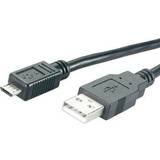 MediaRange Kabler MediaRange USB A - USB Micro-B 2.0 1.2m