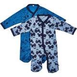 1-3M - Piger Nattøj Pippi Pyjamas 2-pack - Blue (3821 B-725)