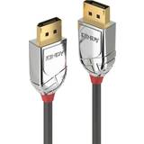 DisplayPort-kabler - Sølv Lindy Cromo Line DisplayPort-DisplayPort 0.5m