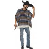 Mexicansk udklædning Smiffys Mexicansk Poncho Kostume