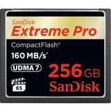 256 GB - Compact Flash Hukommelseskort SanDisk Extreme Pro Compact Flash 160MB/s 256GB