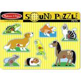 Knoppuslespil Melissa & Doug Pets Sound Puzzle 8 Pieces