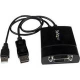 DVI - Kabeladaptere Kabler StarTech DisplayPort/USB A - DVI-D M-F Adapter