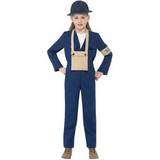 40'erne Udklædningstøj Smiffys Horrible Histories Air Warden Costume