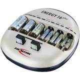 Batteriopladere - D (LR20) Batterier & Opladere Ansmann Energy 16 Plus