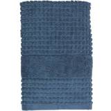 Juna Håndklæder Juna Check Badehåndklæde Blå (100x50cm)