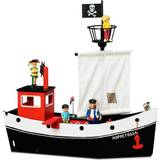 Pirater - Trælegetøj Skibe Micki Pippi Pirate Ship Hoppetossa 44377100