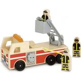 Brandmænd Legetøjsbil Melissa & Doug Classic Wooden Fire Truck Play Set