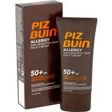 Solcremer & Selvbrunere Piz Buin Allergy Sun Sensitive Skin Face Cream SPF50+ 50ml
