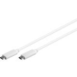 3,0 - Hvid - USB C-USB C - USB-kabel Kabler MicroConnect USB C-USB C 3.0 0.5m