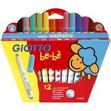 Blå Tuscher Giotto Be-Bè Colored Pen 12-pack