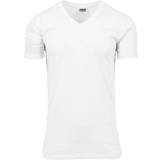 Urban Classics Herre T-shirts Urban Classics Basic V-Neck T-shirt - White