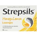 Forkølelse - Ondt i halsen Håndkøbsmedicin Strepsils Honning & Citron 1.2mg 36 stk Sugetablet