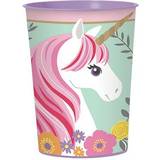Amscan Plastikkrus Amscan Plastic Cup Favour Cup Magical Unicorn 473ml