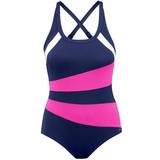 Abecita 48 - Dame Badedragter Abecita Speed Swimsuit - Blue/Pink