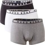 Hugo Boss Herre Undertøj HUGO BOSS Stretch Trunks 3-pack - Black/White/Grey