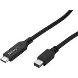 DisplayPort-kabler - Rund StarTech USB C 3.1 - Mini DisplayPort M-M 2m