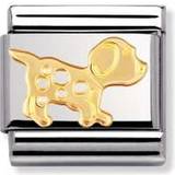 Nomination Smykker Nomination Composable Classic Link Dog Charm - Silver/Gold