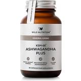 Ashwagandha Kosttilskud Wild Nutrition KSM-66 Ashwagandha Plus 60 stk