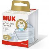 Nuk Sutteflasker & Service Nuk Nature Sense Silicone M Teats 6-18m 2-pack