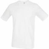 Stedman Herre - L T-shirts Stedman Classic-T Fitted - White