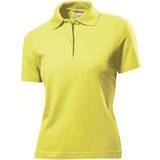 Stedman Dame - Gul T-shirts & Toppe Stedman Short Sleeve Polo Shirt - Yellow