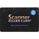 Sort RFID Blokeringskort Scanner Guard Card Skimming Blocker Card RFID Protection - Black