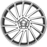 Brock B39 Ferric Grey Polished 7x17 4/100 ET44 Nav63.4