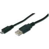 Digitus Skærmet - USB-kabel Kabler Digitus USB A-USB Micro-B 2.0 1m