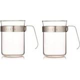 Rustfrit stål - Transparent Glas Barista & Co - Latteglas 22cl 2stk