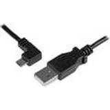 Et stik - Nikkel - USB-kabel Kabler StarTech USB A-USB Micro-B 2.0 0.5m