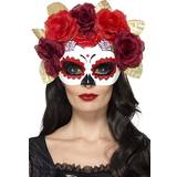 Papir Masker Smiffys Day of the Dead Rose Eyemask