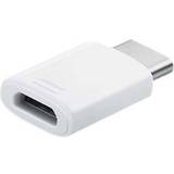 Hvid - USB B micro Kabler Samsung USB C - USB B Micro Adapter M-F