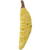 Frugt - Polyester Børneværelse Ferm Living Fruiticana Banana Rattle Kudde 6x21cm