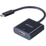 Akasa HDMI-kabler Akasa USB C-HDMI M-F 0.2m