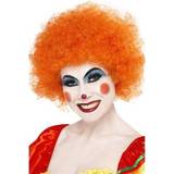 Orange Parykker Smiffys Orange Crazy Clown Wig