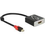 DisplayPort-kabler - HDMI aktiv DeLock 4K Active HDMI-DisplayPort Mini M-F 0.2m