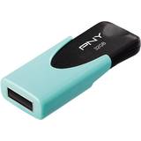 PNY 16 GB Hukommelseskort & USB Stik PNY Attache 4 Pastel 16GB USB 2.0